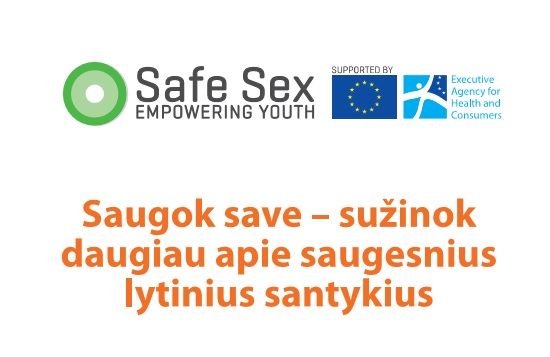SafeSex: nauja Europos lytinio švietimo ir LPI prevencijos strategija